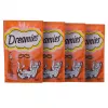 Przysmaki dla kota Dreamies ser, kurczak, łosoś zestaw 12×60 g — mięsne stałe przekąski, białko 31%, tłuszcz 21%