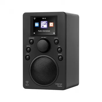 Radio internetowe Kruger & Matz KM0818.1 z Wi‑Fi, Bluetooth, USB i budzikiem
