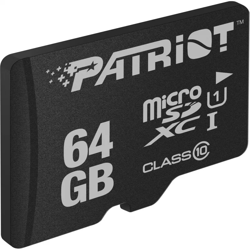 Karta pamięci PATRIOT MicroSDXC 64 GB UHS‑I Class 10 U1 80 MB/s (PSF64GMDC10)