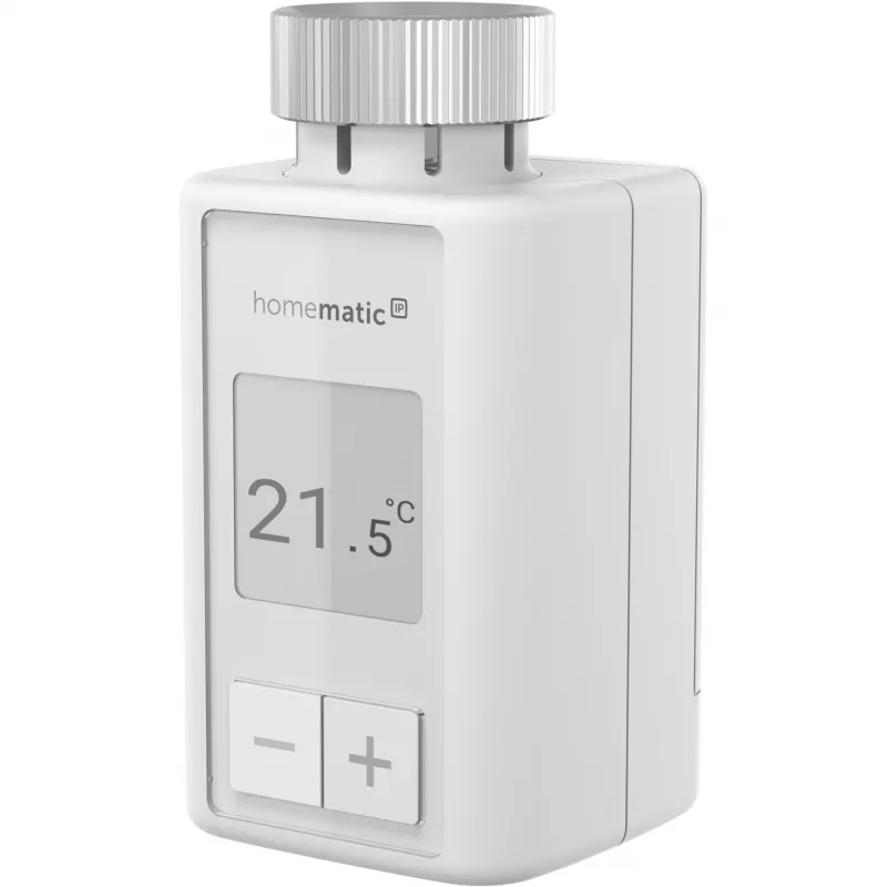 eQ-3 AG Homematic IP HmIP-eTRV-F, Cyfrowy termostat, Pomieszczenie, RF, 869,4 MHz, Biały, M30 x 1.5