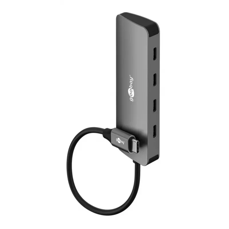 Goobay Slim 4-Port USB-Hub USB-C na 10 Gbit/s - -Plug> 4x (76565)