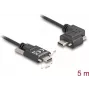DeLOCK USB 2.0 Kabel USB Type-C męski do USB Type-C męski kątowy lewy/prawy PD 3.0 60 W 5 m