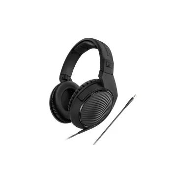 Przewodowe słuchawki studyjne Sennheiser HD 200 PRO — zamknięte, wokółuszne, 32 Ω, 20–20000 Hz, kabel 2 m, 3.5 mm, czarne