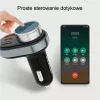 Zestaw głośnomówiący Awei C-843 Bluetooth 5.0 z transmiterem FM, portami USB i USB-C