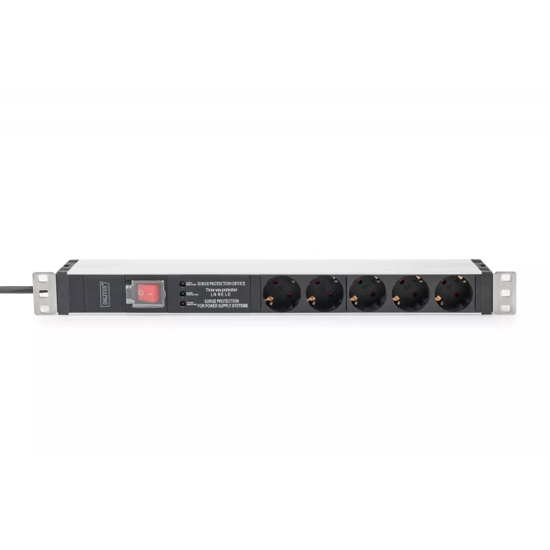Listwa zasilająca Digitus DN-95433 5 gniazd bezpiecznych kabel 2m