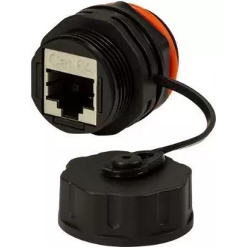 LogiLink Professional złącze sieciowe - RJ-45 (W) na RJ-45 (W) - STP - CAT 6a - zewnętrzne - czarny