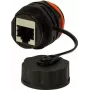 LogiLink Professional złącze sieciowe - RJ-45 (W) na RJ-45 (W) - STP - CAT 6a - zewnętrzne - czarny