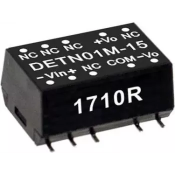 MEAN WELL DETN01L-12 Zasilacz i przetwornica napięcia 1 W (DETN01L-12)