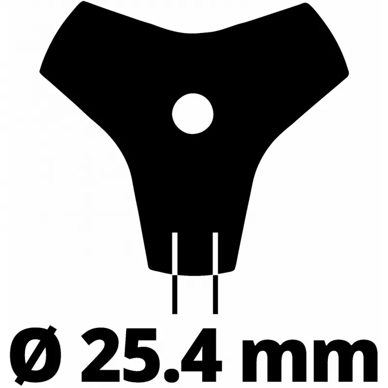 Ostrze do podkaszarki Einhell 3405083 Stal nierdzewna 20 cm Czarny