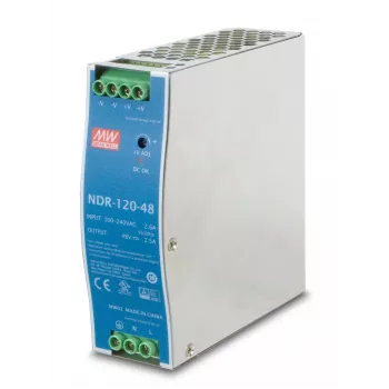 Zasilacz PLANET PWR-120-48 120W Niebieski Szary