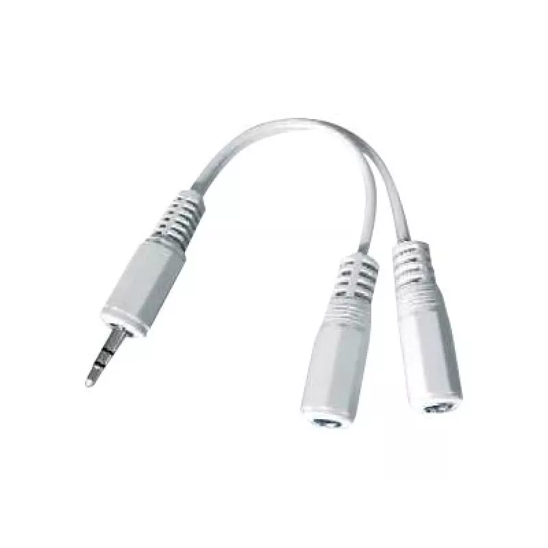 Rozdzielacz audio 3.5mm/10cm biały CCA-415-0.1M GEMBIRD