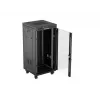 Stojąca szafa rack LANBERG FF01-6624-12BL 24U 19 cali 600×600 mm, IP20, 1200 kg, czarna