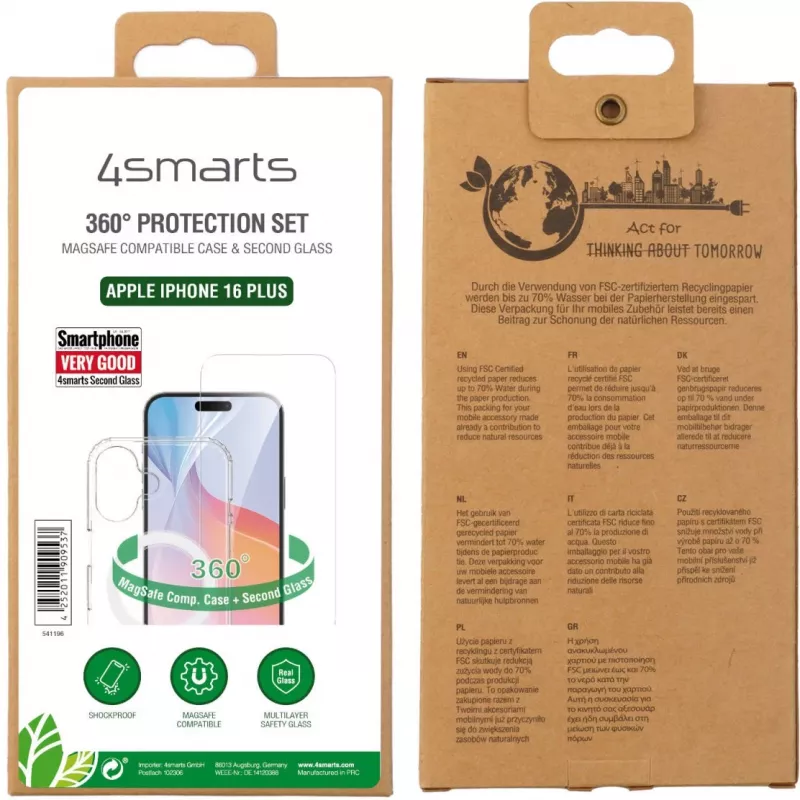 Cover 4smarts Apple iPhone 16 Plus MagSafe-Kompatybilny