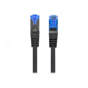 Kabel sieciowy LANBERG PCF6A-10CC-0100-BK — Cat6a S/FTP, 1 m, RJ-45, czarny