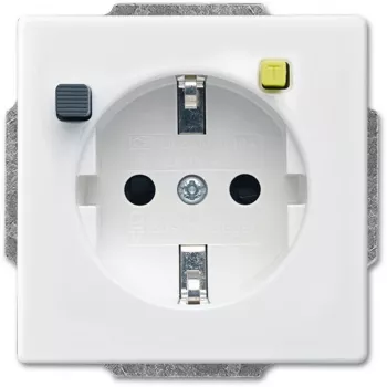 Gniazdo wtykowe Busch-Jaeger 3120 EUCB-84 CEE 7/3 2P+E 230 V 16 A Białe IP20