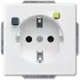 Gniazdo wtykowe Busch-Jaeger 3120 EUCB-84 CEE 7/3 2P+E 230 V 16 A Białe IP20