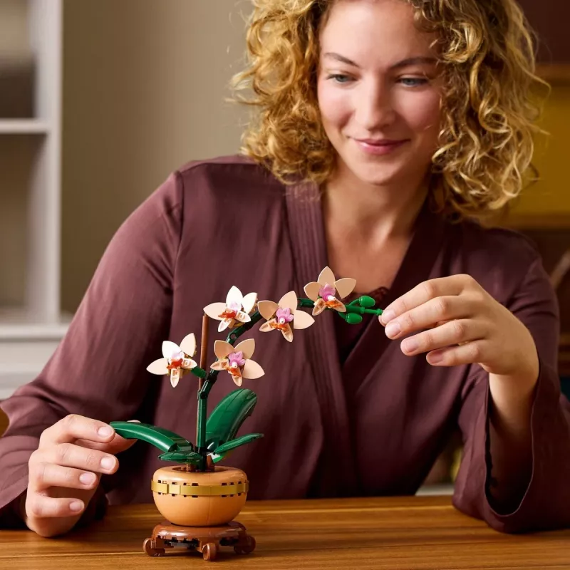 LEGO ICONS 10343 Kolekcja Botaniczna - Mini Orchidea