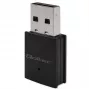 Bezprzewodowy mini adapter USB Wi-Fi QOLTEC 57007 — jednopasmowy 2.4 GHz, do 150 Mbps, antena wewnętrzna