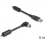 DeLOCK Kabel USB Type-A męski do Type-B męski 90° kątowy 5 m