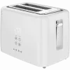 Toster AENO ATS0002W 2-szczelinowy, 780–930 W, 220–240 V 50–60 Hz, 3 tryby, 7 poziomów przyrumieniania, biały