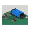 Sprzęgło światłowodowe do montażu PCB, gniazdo SC simplex – gniazdo SC simplex, jednomodowe, niebieskie