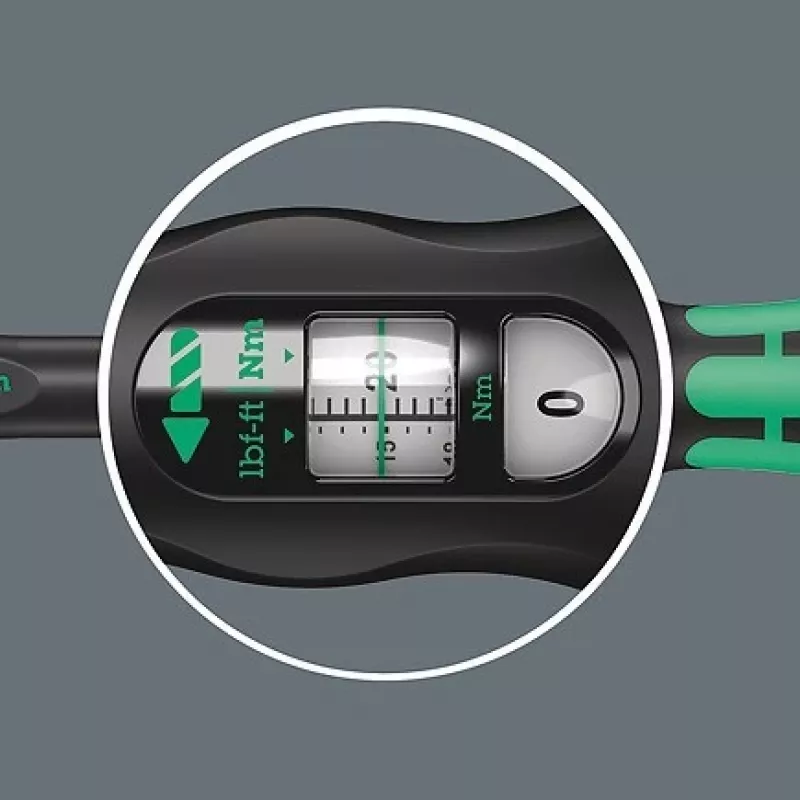 Wera Click-Torque C 3, klucz dynamometryczny 1/2 cala z grzechotką rewersyjną, 40Nm - 200Nm