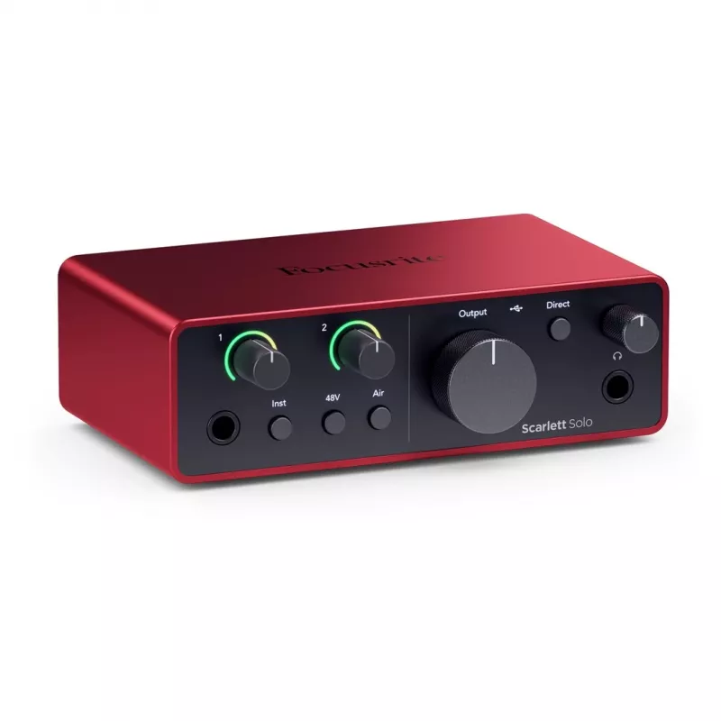 Focusrite Scarlett Solo 4th Gen - 2-kanałowy interfejs audio
