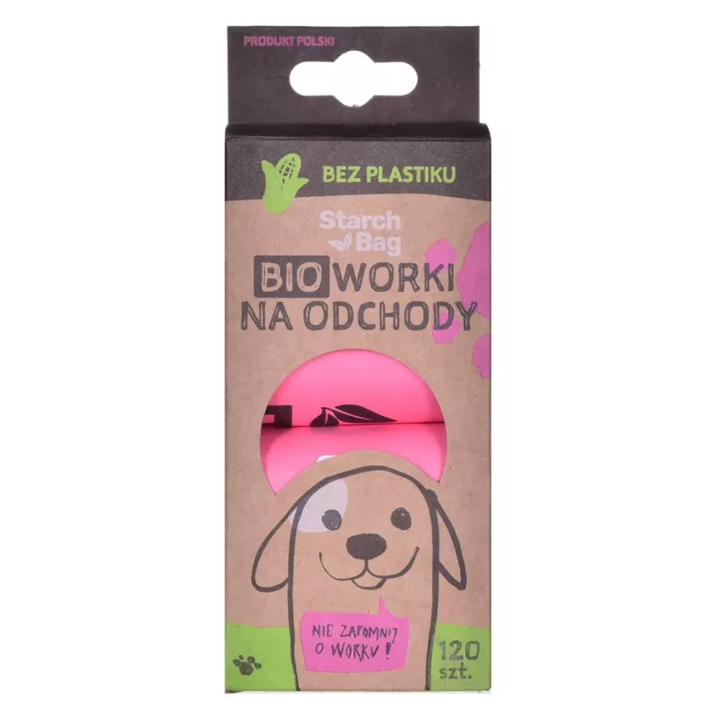 STARCH BAG - worki na psie odchody - 8 x 15
