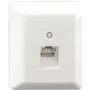 Rutenbeck UAE-Cat.6A iso-8 U Ap rw - Gniazdo sieciowe - RJ 45 - 1 gniazdo sieciowe - czysta biel, RAL 9010 (13411501)