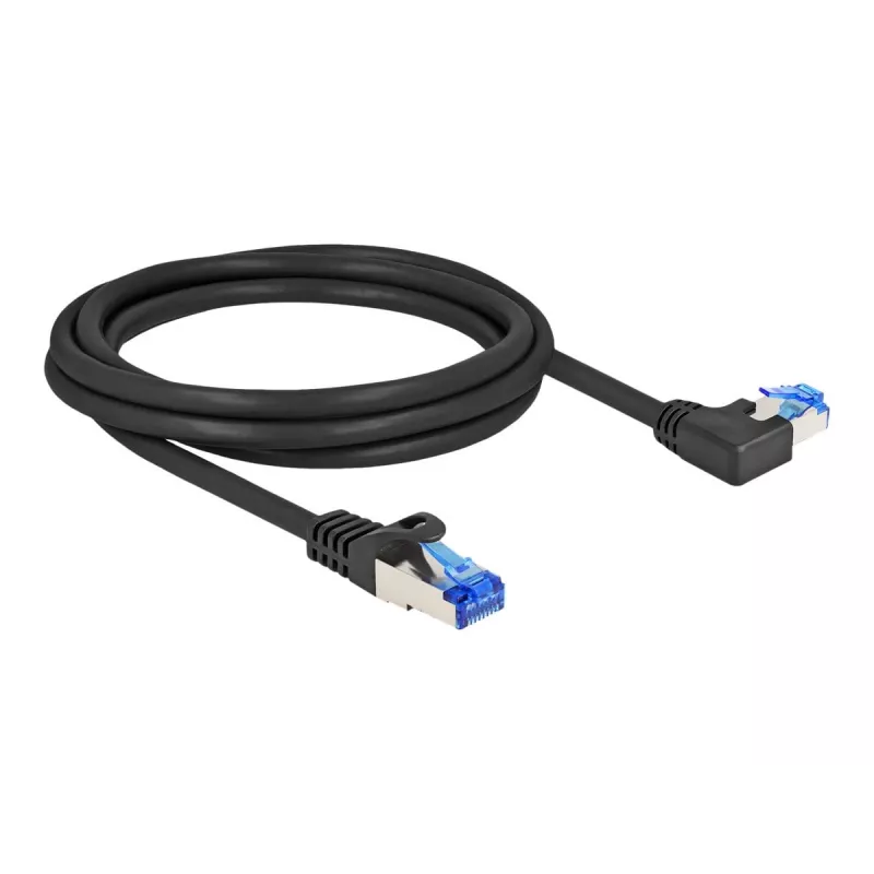 Kabel sieciowy DeLOCK RJ45 Kat.6A S/FTP 2m Czarny
