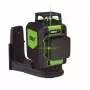 Poziomica laserowa Dedra MC0906 2D zielona wiązka, zasięg 20 m