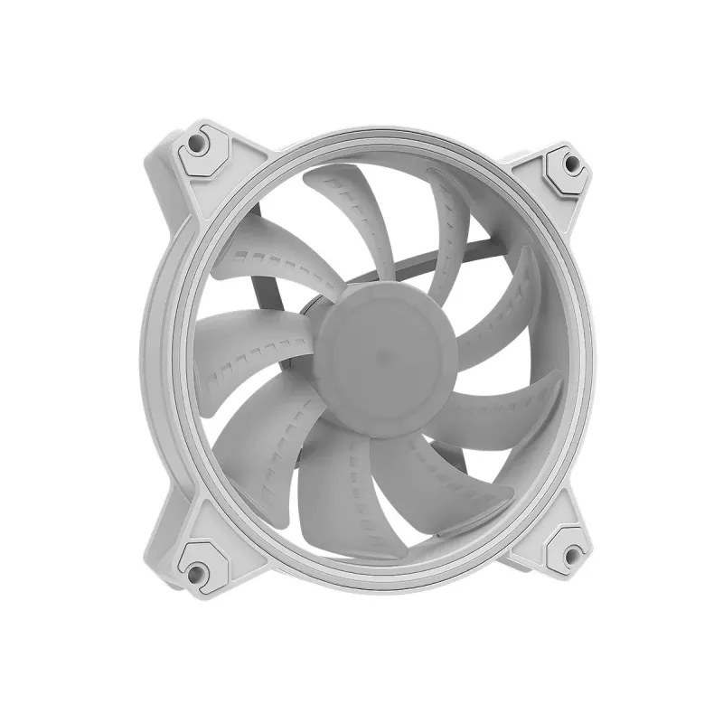 Wentylator obudowy 120 mm MODECOM VOLCANO APEX 120 ARGB biały — wentylator chłodzący ARGB 120 mm