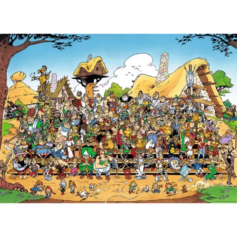 Puzzle Ravensburger 1000 szt. Puzzle kolorowe (Kreskówki) — szerokość 700 mm, wiek 14+