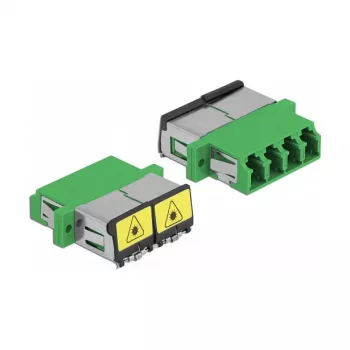 Łącznik światłowodowy DeLOCK 86902 LC Quad żeński na LC Quad żeński jednomodowy zielony