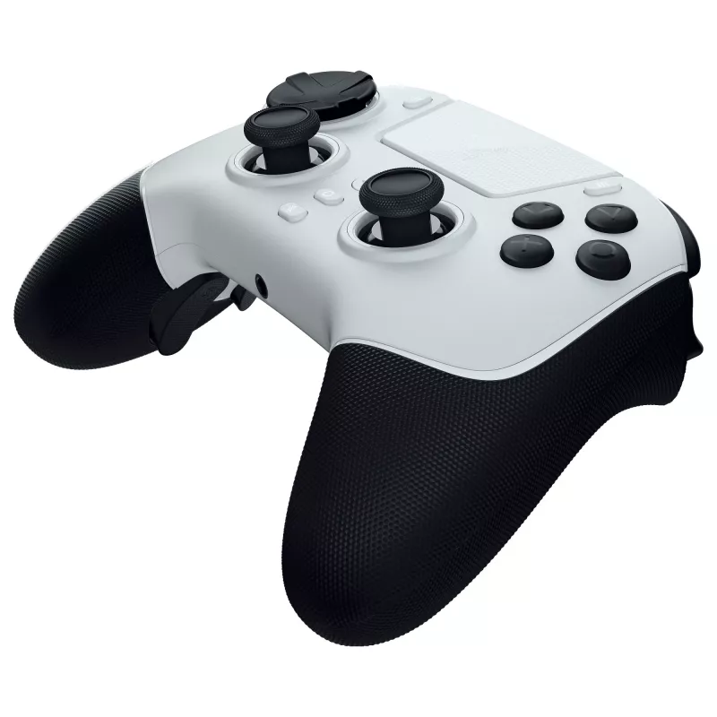 Razer Raiju V3 Pro kabelloser PS5-/PC-Controller, Pro-Tasten, symmetrisches Layout - weiß