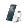 Ładowarka wewnętrzna Belkin UltraCharge 25 W Qi2 3 w 1 magnetyczna UE biała okrągła