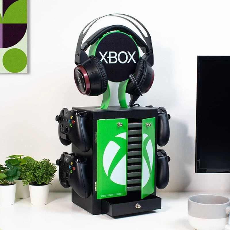 Numskull Games Official Xbox Gaming Locker, Diskettenhalter für Spiele, Xbox, Schwarz, Kabelgebunden, 1 Stück(e)