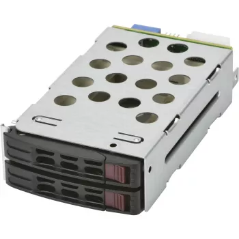 Carrier panel Supermicro MCP-220-82616-0N 2x 5.25-inch panel kieszeni napędów Czarny, Metaliczny