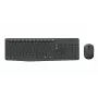 Logitech MK235 Trwały bezprzewodowy zestaw klawiatury i myszy w kolorze szarym