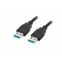 Kabel USB 3.0 A-M/M 0,5m Czarny