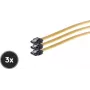 Wewnętrzny kabel PC ShiverPeaks SCO 78246-0.5-Y3 50 cm prosty z metalową sprężyną
