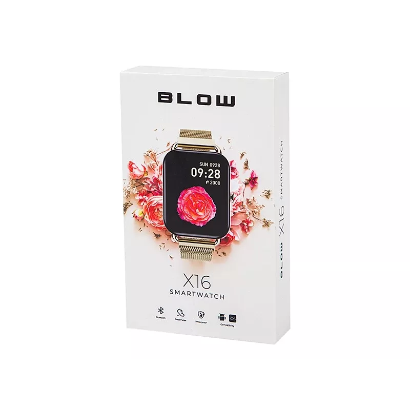 Smartwatch X16 Bluetooth różowy