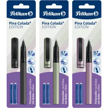Pelikan Pina Colada Edition, długopis, kolory mieszane, niebieski, 0,7 mm, cienki, symetryczna