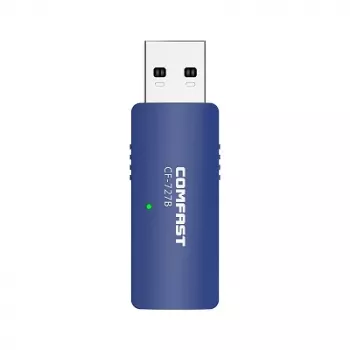 Adapter USB Wi‑Fi i Bluetooth Comfast CF-727B, dwuzakresowy 2,4/5 GHz, do 1300 Mbps