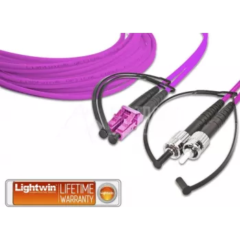 Kabel światłowodowy Lightwin LDP-50 LC-ST 2.0 OM4 2 m fioletowy (LDP-50 LC-ST 2.0 OM4)