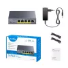 CUDY GS105P 5-portowy Gigabitowy przełącznik PoE+ 36W