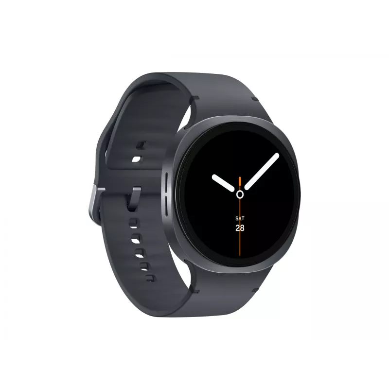Samsung Galaxy Watch 8 3,81 cm (1,5 cala) AMOLED 44 mm Cyfrowy 480 x 480 pikseli Ekran dotykowy Grafit Wi-Fi GPS (satelitarny)