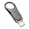 Pamięć USB Silicon Power C80 128 GB USB 3.2 Gen 1 (Type-A / Type-C) tytanowa