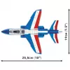 Zabawka konstrukcyjna Cobi Alpha Jet Patrouille de France model w skali 1:48 COBI-5841