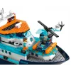 Zabawka konstrukcyjna LEGO City Statek Badawczy Arktyczny 60368 — 815 elementów, 7+ lat, zawiera 4 minifigurki